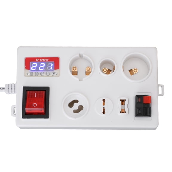 Suodoka LED Voltage Tester Multifunctional Current Voltage Power Measurement LED Display Lamp Tester Box for B22 E14 E27 GU10 G4 to G12 G9 US Plug 85-265V