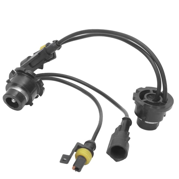 Suodoka Lamp Socket Adapter Wire D2S/D4S Ballast Conversion Wiring Harness Converter for HID Bulbs 12V 35W ABS Black 2 Pack (4.72 inches / 12 cm) Automotive Pigtail Replacement Parts