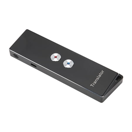 Suodoka Language Translator Device 74 Languages 70 Accents Real Time Bluetooth 5.0 Handheld Smart Voice Translator Black for Travel Business Learning (7.09 inches / 18 cm)