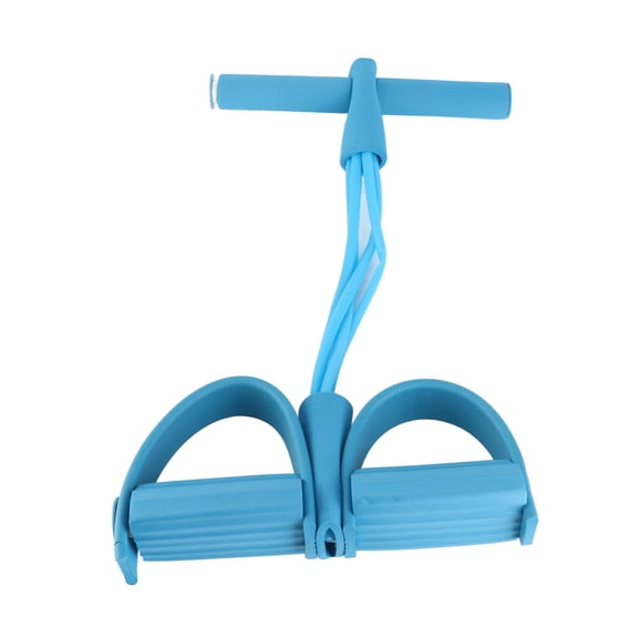 Suodoka Latex Pull Rope Resistance Band Pedal Exerciser Sit Up Trainer for Yoga Fitness Core Body Training Workout Equipment