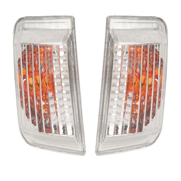 Suodoka Left Right Wing Mirror Indicator Lens Lamp Cover Pair Replacement for Peugeot Boxer Fiat Ducato Citroen Relay 2006 Onwards (5.5 inches / 14 cm)