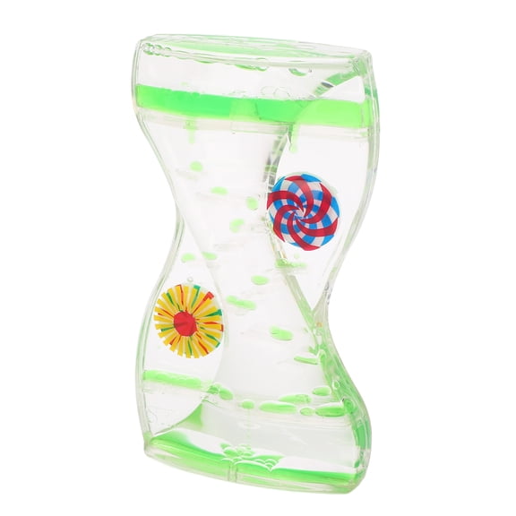 Suodoka Liquid Motion Bubbler Timer Multifunctional Acrylic Stylish Look Sensory Toy Relaxing Desk Decor Windmill Style 5.5 inches 14 cm Visual Timer for Kids Adults Stress Relief Fidget Toy