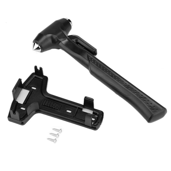 Suodoka LongHandle Safety Hammer AntiSlip, MultiFunctional Car & Bus Window Breaker & Seat Belt Cutter for Emergency Escape
