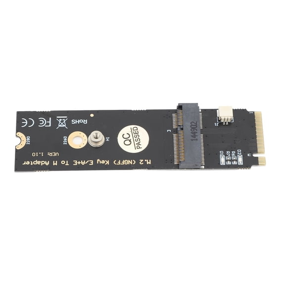 Suodoka M.2 NGFF A E Key WiFi Bluetooth Card to M.2 Key M SSD Adapter for Intel AX200 AX201 AX210[cite: 1]