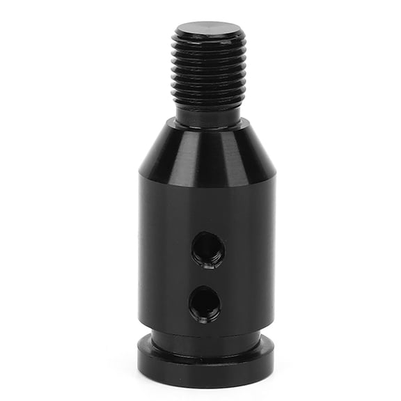 Suodoka M12x1.25 Shift Knob Adapter Universal Threaded Knobs Boot Shifter Level Retainer Black Aluminum Alloy with Accessories Kit for Manual Automatic Transmission 3.94 inches / 10 cm