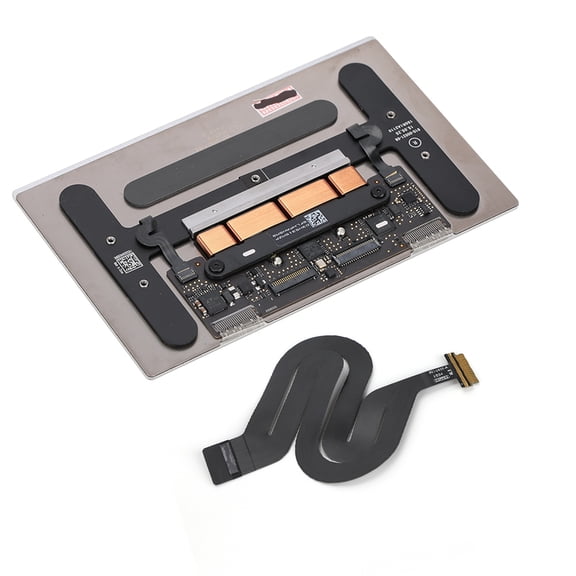 Suodoka For Macbook Retina Model A1534 12inch Mid 2015 Trackpad Touchpad with Flex Cable Silver Replacement Laptop Part Kit 4.72 inches / 12 cm Perfect Fit Precision Touch Control