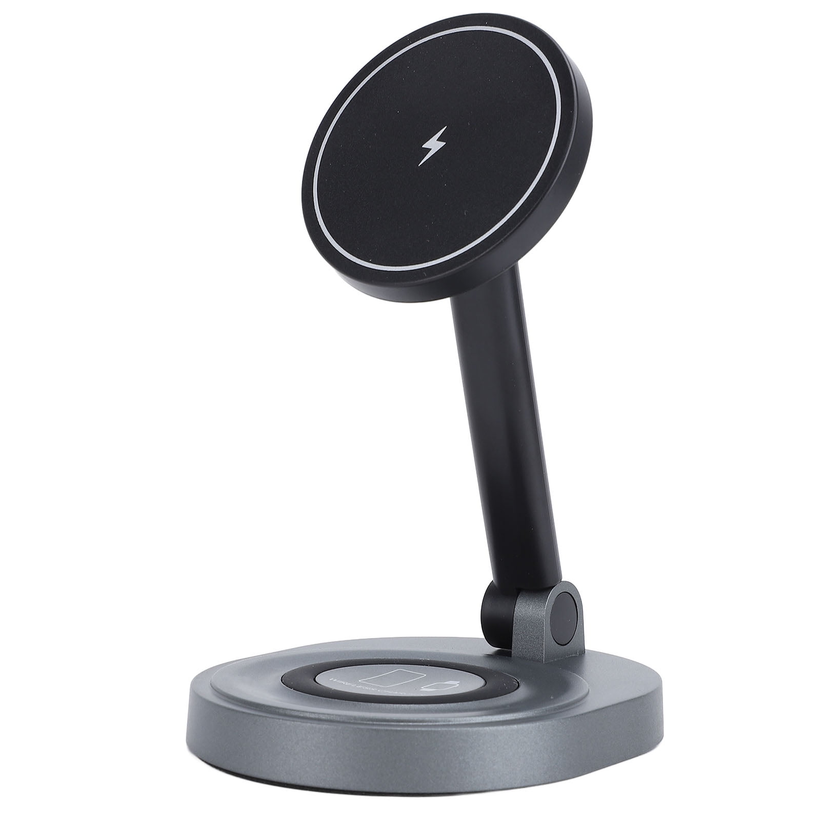Suodoka Magnetic Wireless Charger Station 3-in-1 Fast Wireless Charging Stand compatible with iPhone 16/15/14/13/12 Pro Max, Apple Watch, AirPods (5.51x3.54x1.97 inches / 14x9x5 cm, Black)