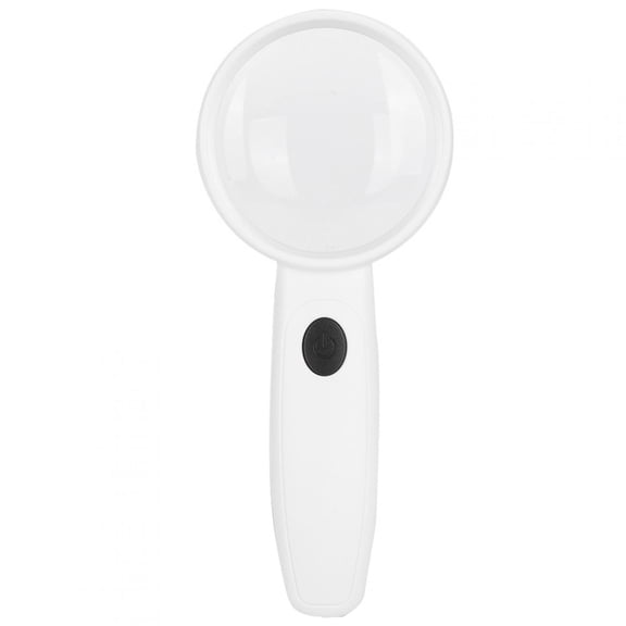 Suodoka Magnifier HandHeld High-Definition LED Light ABS Acrylic Charging Reading Magnifying Glass (9.05 inches / 23.00 cm)