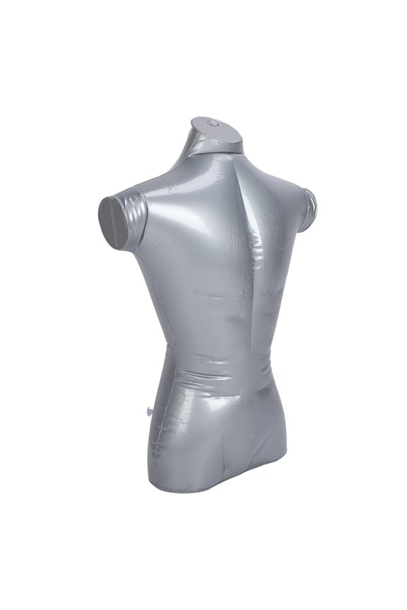 Male Inflatable Mannequins Model Upper Body Clothing Window Display Rack for Men's Clothing Display PVC T-shirt Display Stand Torso Form with User Manual and Straw Included