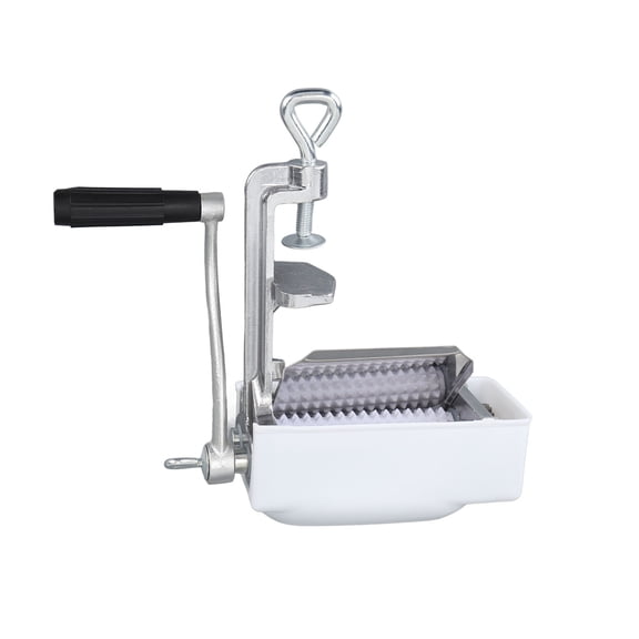 Suodoka Manual Meat Tenderizer Machine Aluminum Alloy Cuber Tool for Home Kitchen and Commercial Restaurants Silver 11.2 in / 28.5 cm