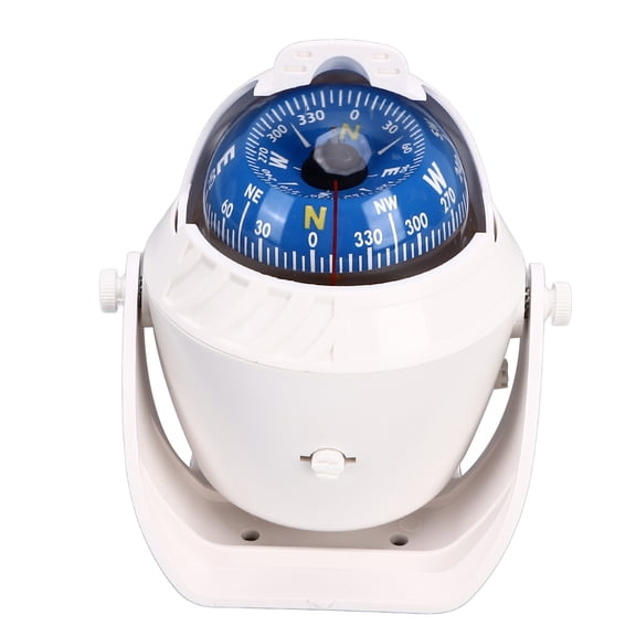 Suodoka Marine Boat Navigation Compass with Night Lighting and Adjustable Magnetic Declination Dash Mount Dashboard Dial for Cars Ships Caravans Yachts RVs 3.9 x 3.4 x 3.1 Inches