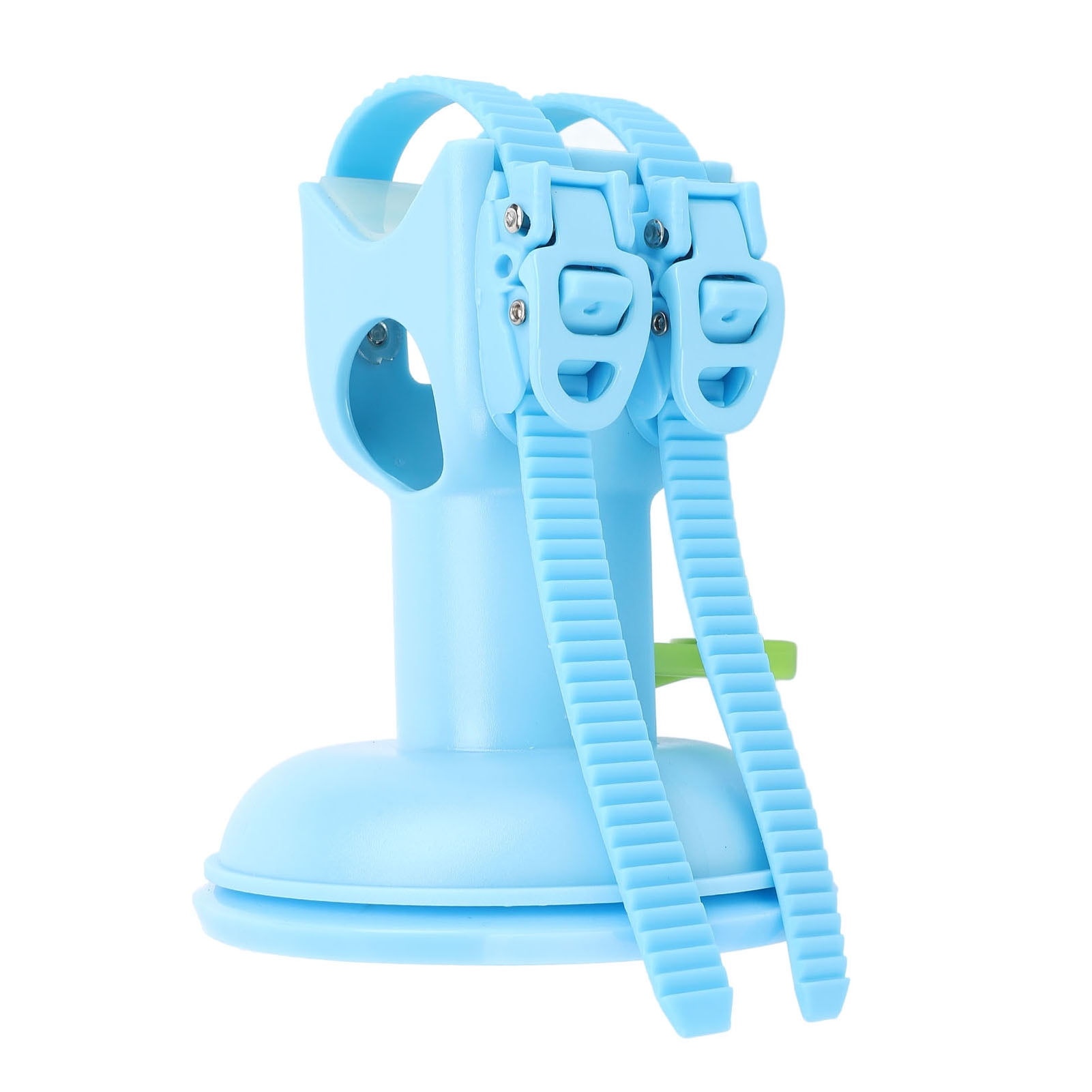 Suodoka Massage Gun Holder Wall Mount Percussive Muscle Massager Tool Stand Suction Cup Bracket for Back Neck Shoulders Pain Relief Relaxation Hands-Free Recovery Equipment Fits Most Guns Blue