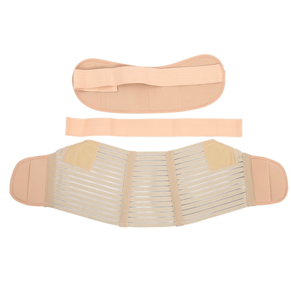 Suodoka Maternity Support Belt Breathable Pregnancy Belly Band Adjustable Back Support Brace V-Sling Pelvic Support For Pregnant Women Khaki Size M Comfortable Wear
