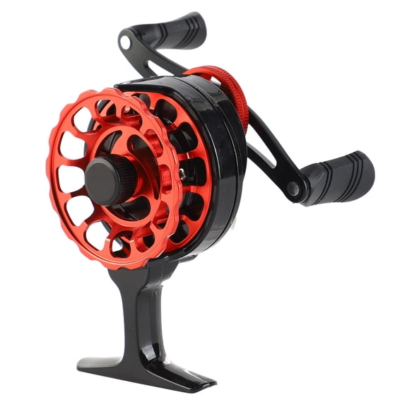Suodoka Metal High Foot Raft Fishing Reel with Unloading Force, Middle Through Rock Casting Wheel Accessory, Right-Handed, Lightweight Aluminum Alloy Construction for Saltwater and Freshwater