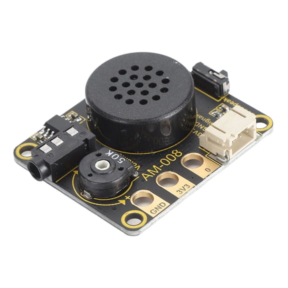Suodoka Micro:bit Speaker Expansion Board NS8002 Bridge Audio Amplifier Stable Power Output Microbit Speaker Module DC 2-5.5V with Headphone Jack and Volume Knob