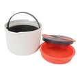 thumbnail image 1 of Suodoka Microwave Rice & Veggie Steamer – Portable All‑In‑One Rice Cooker, Pasta Strainer, Venting Design, Dishwasher Safe, 7.5" x 7.5" x 5.9", 1 of 7