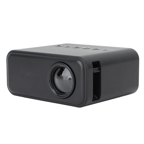 Suodoka Mini Projector Multifunction HD 1080P WiFi Wireless Screen Mirroring Portable Home Theater, Black UK Plug (8.27 inches / 21 cm)