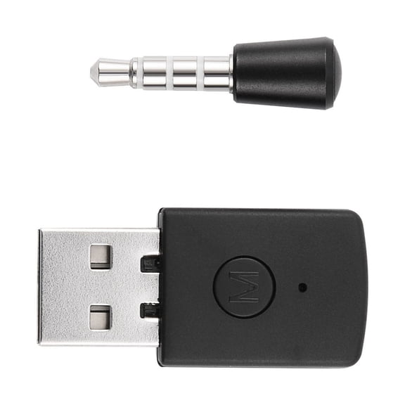 Suodoka Mini USB 2.0 for Bluetooth 5.1 Adapter Dongle Receiver and Wireless Transmitters for PS4 PlayStation 4 Console, High Stability Audio Adapter Dongle (1.38 inches / 3.5 cm)