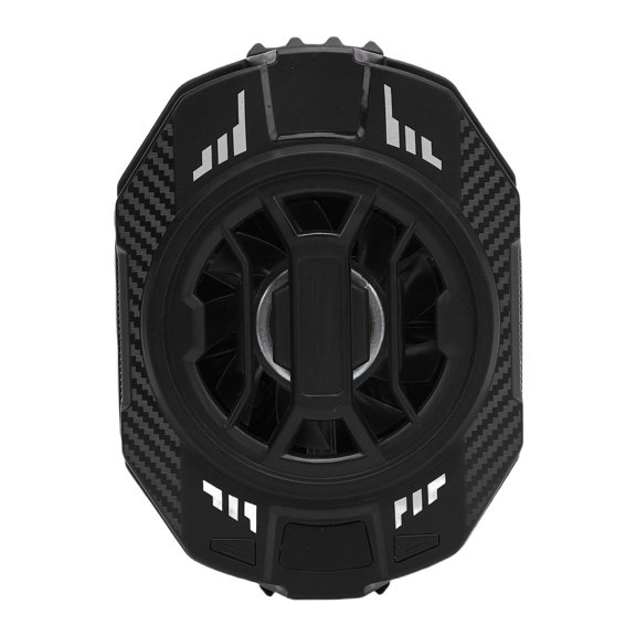 Suodoka Mobile Phone Cooling Fan S28 Semiconductor Cell Phone Cooler with RGB Light & 3 Gear Digital Display. Universal Back Clip Phone Radiator for Gaming and Live Streaming, Black (3.93 in / 10 cm)