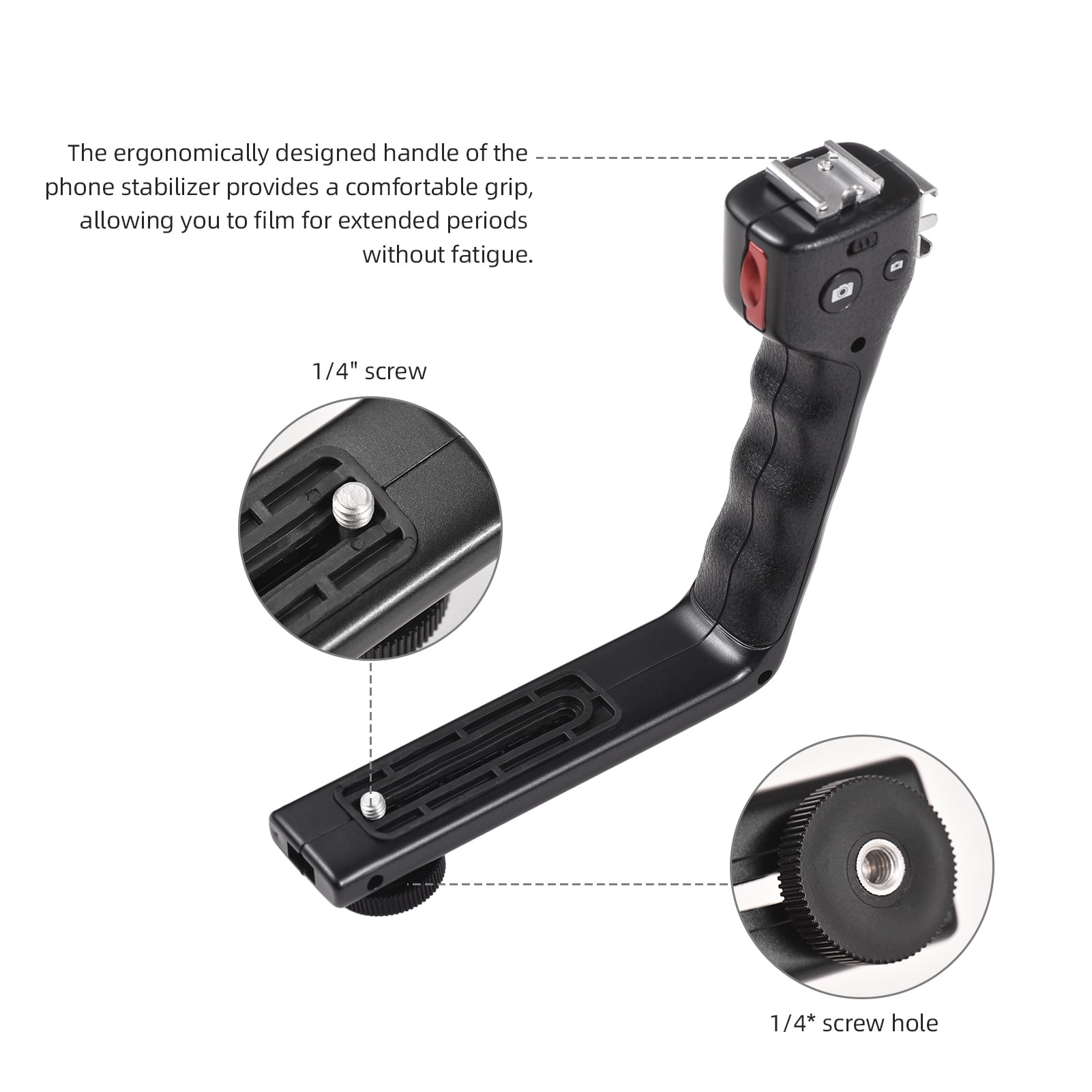 Suodoka Mobile Phone L-Bracket Holder Video Rig Handheld