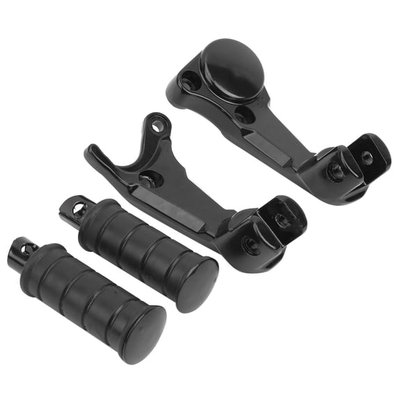Suodoka Motorcycle Footpegs Passenger Skidproof Comfortable Footrest Assembly Fit for Victory Octane 2017 Foldable Black Replacement Parts (7.09 in / 18 cm)