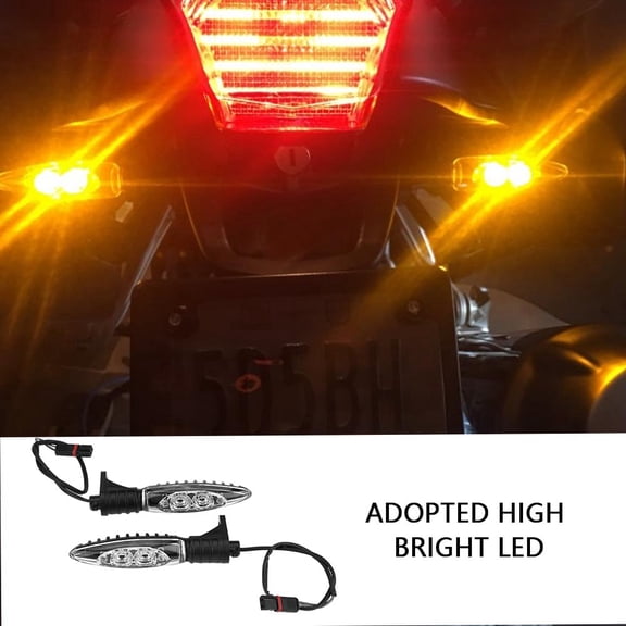 Suodoka Motorcycle Front LED Turn Signal Indicator Light Blinker Lamp for BMW R1200GS ADV 2014-2017, 11 cm / 4.33 inches