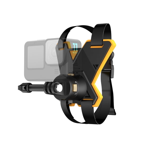 Suodoka Motorcycle Helmet Chin Strap Mount, Magnetic Quick Release Adjustable Action Camera Mount for GoPro Hero 12/11/10 & DJI OSMO 4/3, 4.72 inches / 12 cm