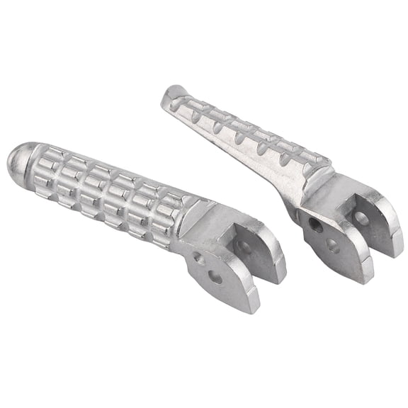 Suodoka Motorcycle Rear Foot Pegs Footrests Modified Accessory Replacement Part Fit for Ducati Monster 696 796 2009-2013 Models Heavy Duty Iron Construction Silver (4.7 inches / 12 cm)