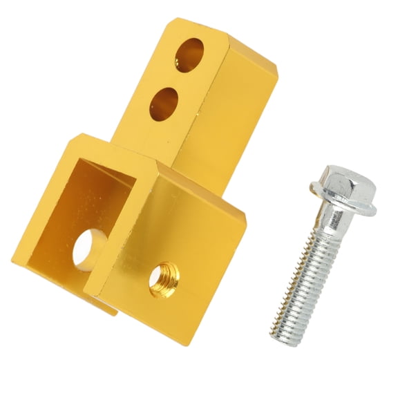Suodoka Motorcycle Shock Absorber Heightening Clamp Lifter Aluminium Alloy Height Extender Riser Device for Motorcycles Electric Vehicles Mountain Bikes, Yellow (5.9 inches / 15 cm)