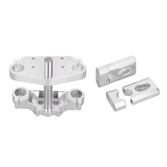 Suodoka Motorcycle Upper Lower Plate Handlebar Riser Mount Bar Shock Absorber Direction Device Universal Fitment 11.41 inches / 29.00 cm Aluminum Alloy