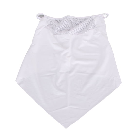 Suodoka Mountain Biking Sun Protection Scarf Multifunctional Outdoor Sports Breathable Triangle Face Cover Scarf for Cycling White Ultimate Performance Gear