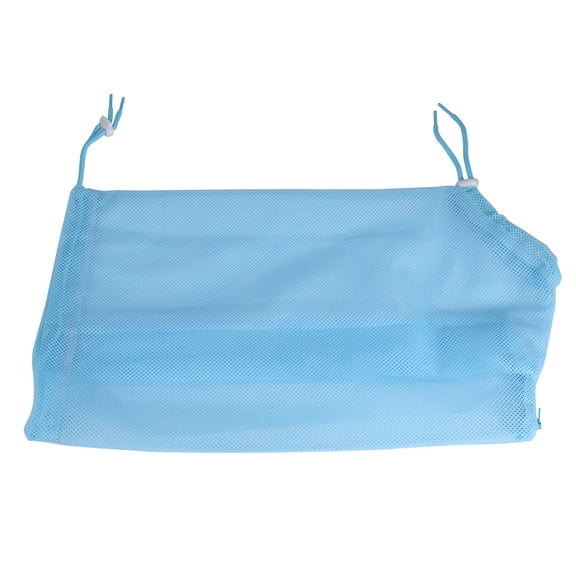 Suodoka Multi-Functional Cat Grooming Restraint Bag, Adjustable Pet Bathing Mesh Pouch for Nail Trimming, Ear Cleaning & Medication Administration - Breathable Polyester, Scratch Resistant, Sky Blue