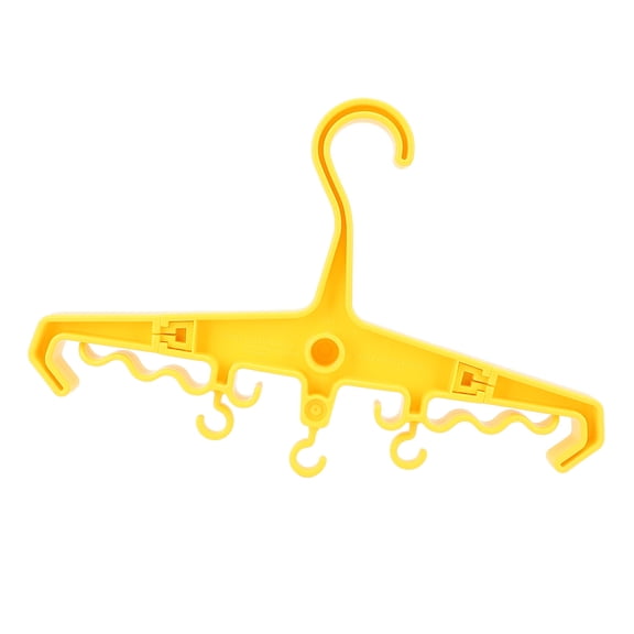 Suodoka Multi Purpose Ergonomic ABS Portable Durable Scuba Diving Gear BCD BC Hanger for Travel Water Sports Heavy Duty Wetsuit Storage Yellow (16.93 inches / 43.00 cm)