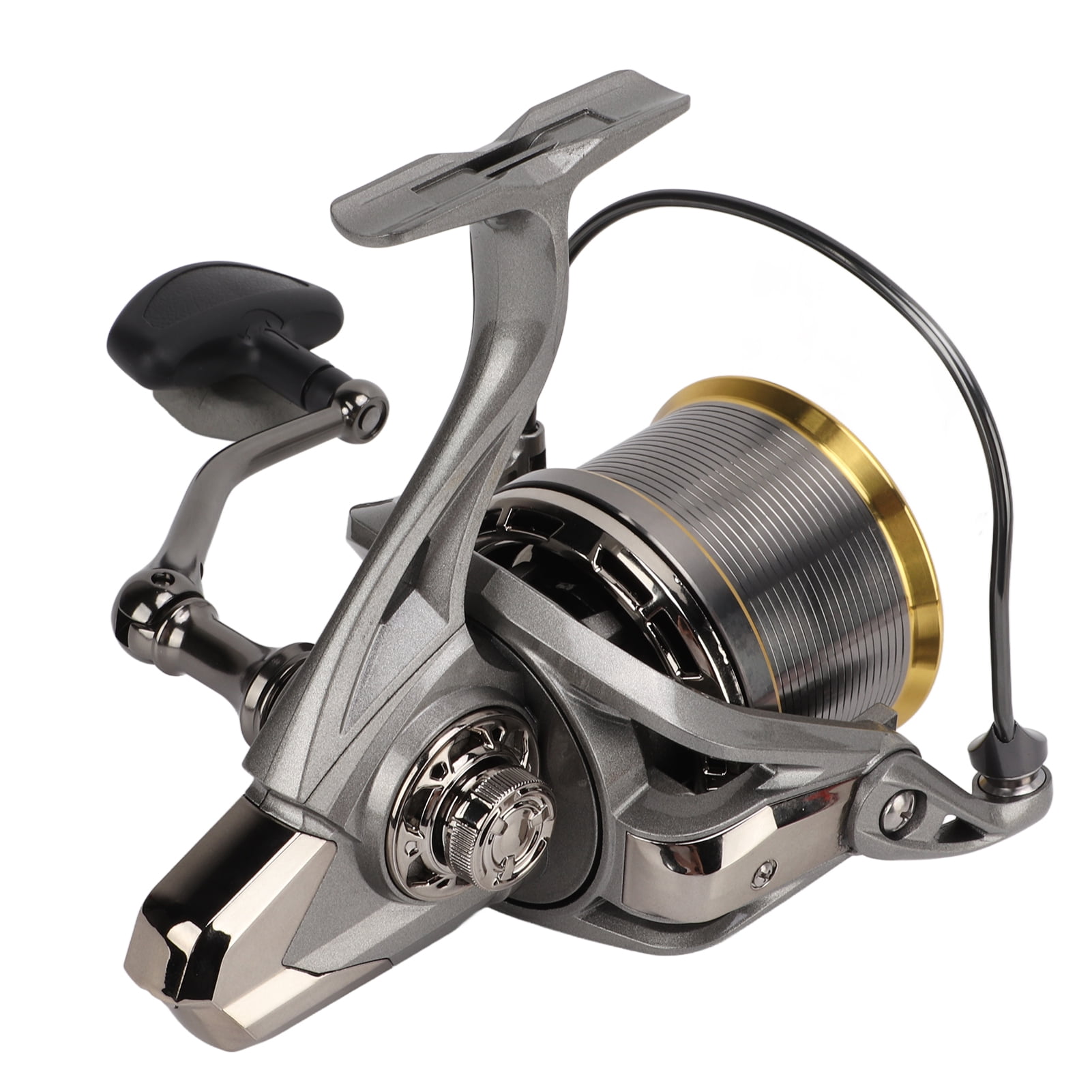 Suodoka NGK8000 All Metal Spinning Fishing Reel 4.8:1 Gear Ratio Long Throw Saltwater Freshwater Surf Fishing Reel Ambidextrous (7.87 inches / 20 cm)