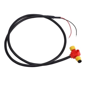 Suodoka NMEA 2000 Power Cable with Tee Terminator, M12 5 Pin Male to Female Marine Backbone Cable, Heavy Duty Waterproof Boat Cord for Simrad Lowrance B&G Navico Garmin Networks, 3.28ft / 1.0m