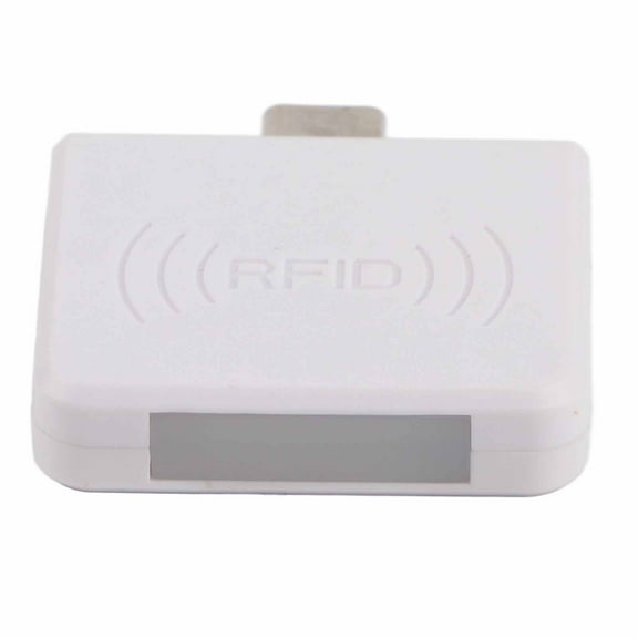 Suodoka Non Contact Card Reader High Frequency 125Khz ID Mobile Phone Smart Mini Type C Card Reader for Android Windows White (1.3 x 1.3 x 0.2 inches / 3.5 x 3.5 * 0.7 cm)