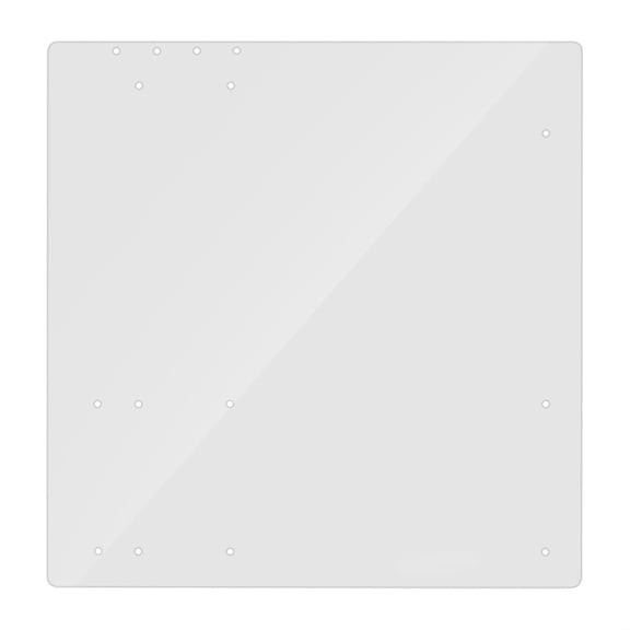 Suodoka Open Frame Transparent Acrylic Overlock Computer Case DIY Base Stand For M-ATX Motherboard
