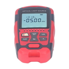 Suodoka Optical Fiber Power Meter Single Mode Dual Wavelength 1310nm 1550nm Fiber Optic Light Source with RJ45 Line Finding Network Tester