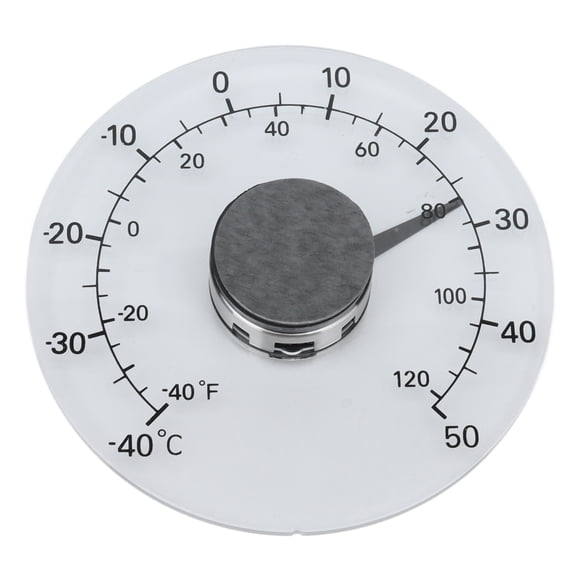 Suodoka Outdoor Window Thermometer Adhesive Transparent Waterproof Door Glass Temperature Meter for Farm Home Greenhouse Patio Precise Climate Monitor 4.3 inches / 11 cm