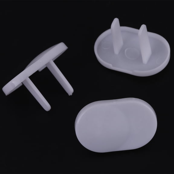Suodoka Outlet Plug Covers Baby Safety Protector 100 Pcs Child Proof Electrical Socket Caps for Two Pin US Sockets Clear Flame Retardant 15x15x6 in / 38.1x38.1x15.2 cm