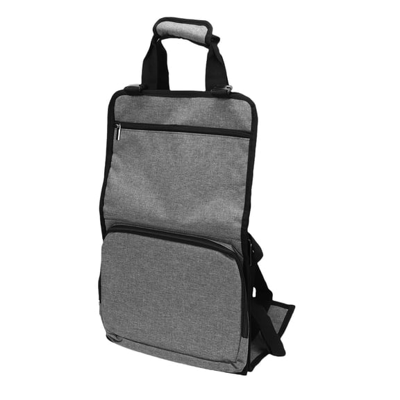 Suodoka PC Tower Carrying Strap with Handle, Desktop Carrier Case Organizer for Keyboard and Cable, Soft Shell Polyester Computer Transport Bag, Black