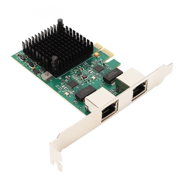 Suodoka PCIE X1 Network Card Dual Port 2.5G RJ45 Copper Ethernet LAN Card Controller