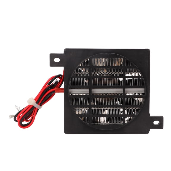 Suodoka PTC Ceramic Air Heater Constant Temperature Heating Fan Heater Insulation Type 80W 12V AC DC 3.15 inches