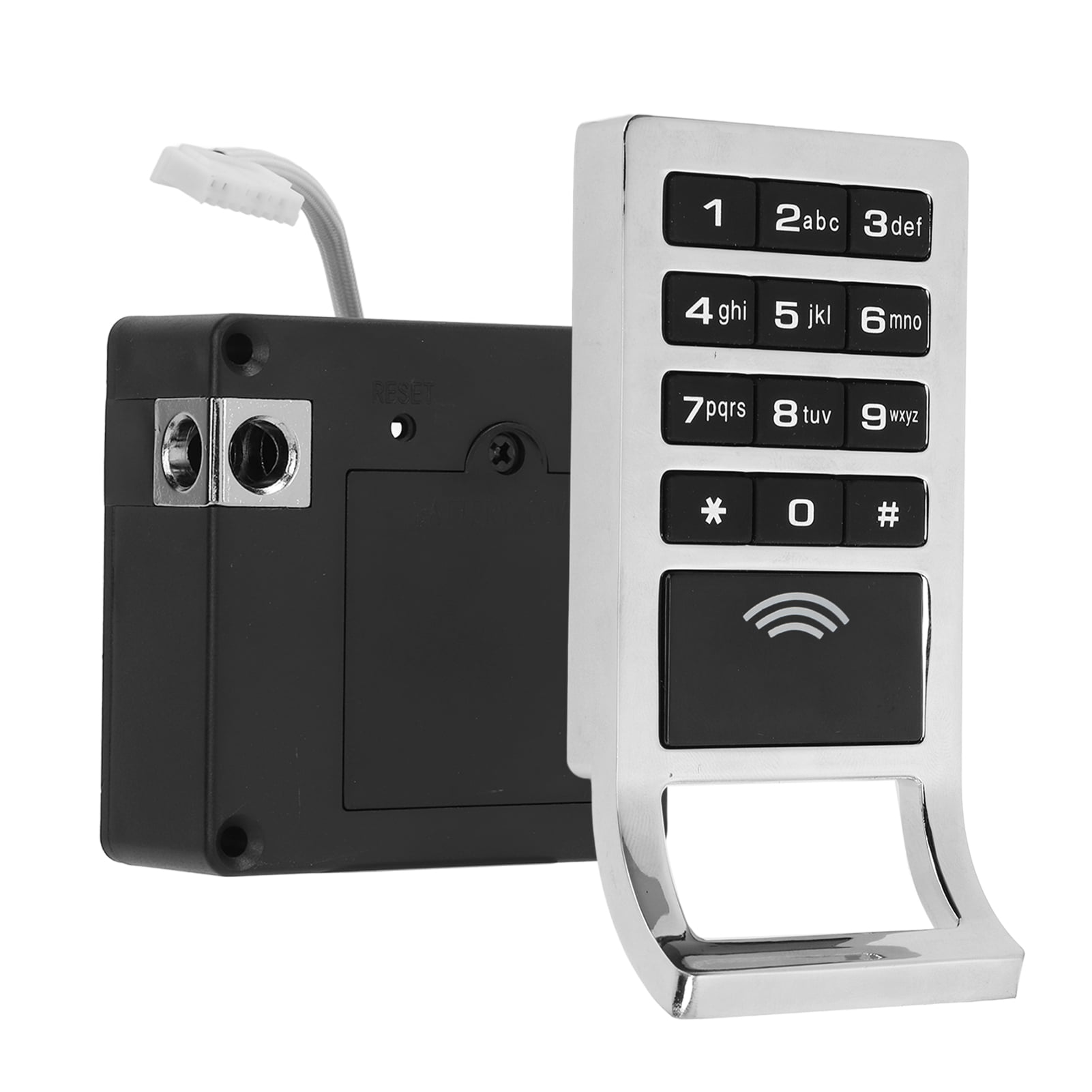 Suodoka Password M1 Card Cabinet Lock Zinc Alloy Keypad Cabinet Lock for Cabinets Drawers Wardrobes 7.48 inches / 19 cm