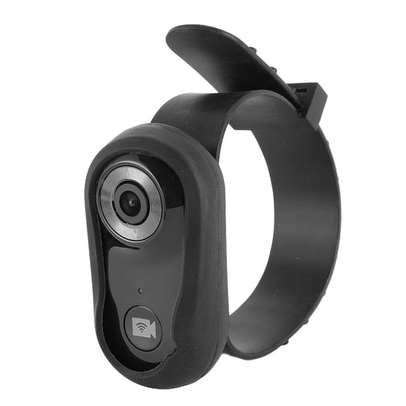 Suodoka Pet Wearable Collar Camera 2.4GHz WiFi 1080P 8MP Small Action Camera for Dogs and Cats, 170 Degree Viewing Angle, App Control, Black (3.94 inches / 10 cm)