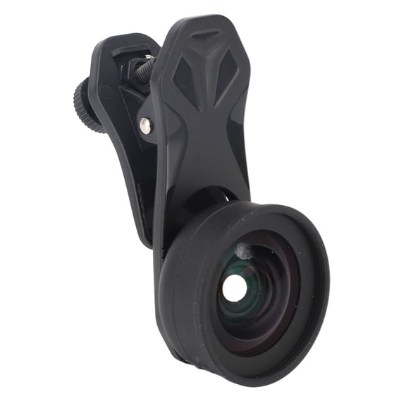 Suodoka Phone Clip On Lens 120 Degree Wide Angle and 10X Macro Optical Glass Lens for Smartphone Photography Black [cite: 12]