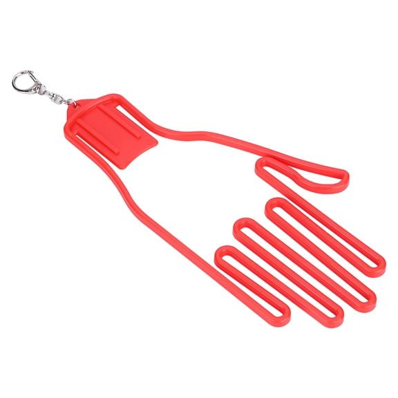 Suodoka Plastic Golf Gloves Keeper Stretcher Support Frame Rack Holder Accessory Tool (Red) - 9.8 inches / 24.9 cm Length For Left Right Hand Fast Drying And Shaping
