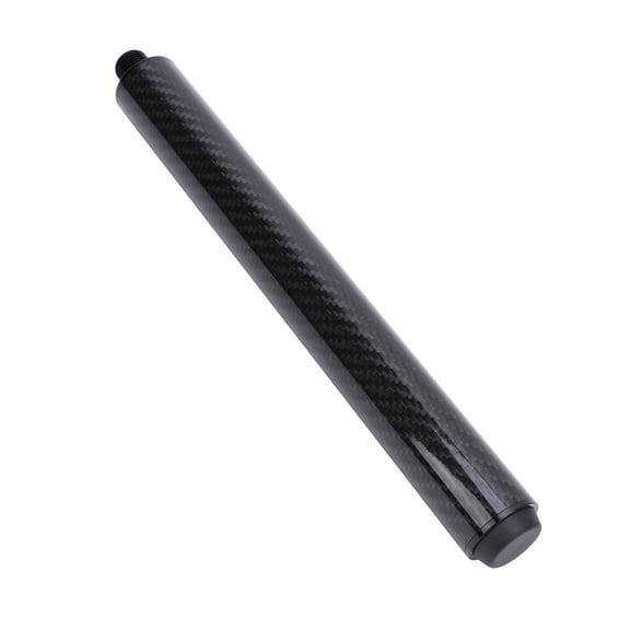 Suodoka Pool Cue Extension 10 Inch (25.4 cm) Carbon Fiber Billiard Pool Cue Extender with Bumper Compatible with Predator Cues for Professional Training and Home Use