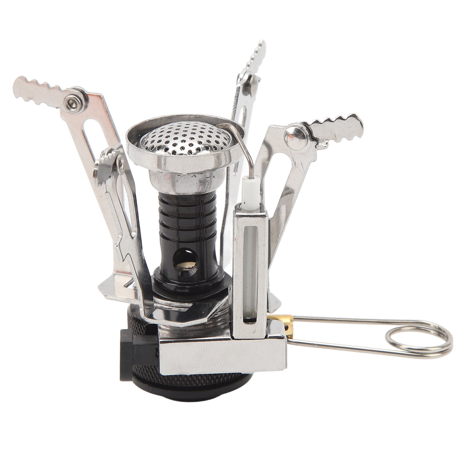 3 inch mini backpacking stove Suodoka Portable Camping Stove Mini Camp Stove Wind Resistant Pocket Burner  For Outdoor Picnic Backpacking And Hiking With Brass Connector (3.15