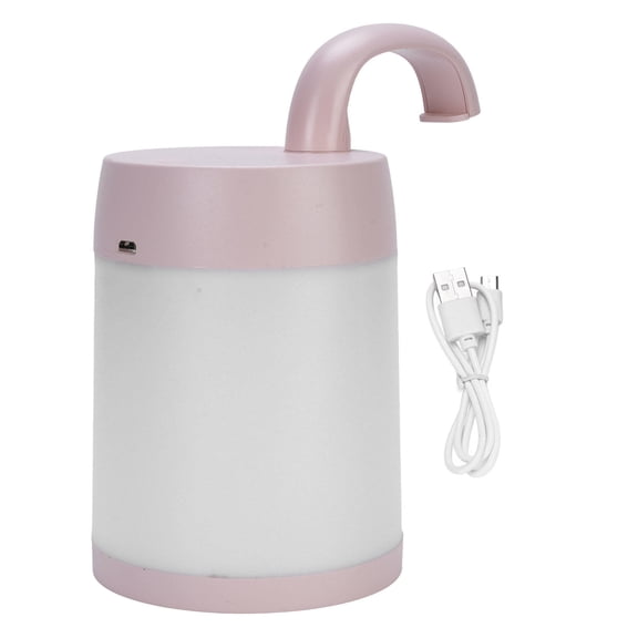 Suodoka Portable HandHeld LED Night Light 3Color Temperature, Stepless Dimming, Rechargeable 1800mAh Battery, Pink, Ideal for Bedroom, Travel, and Outdoor Use